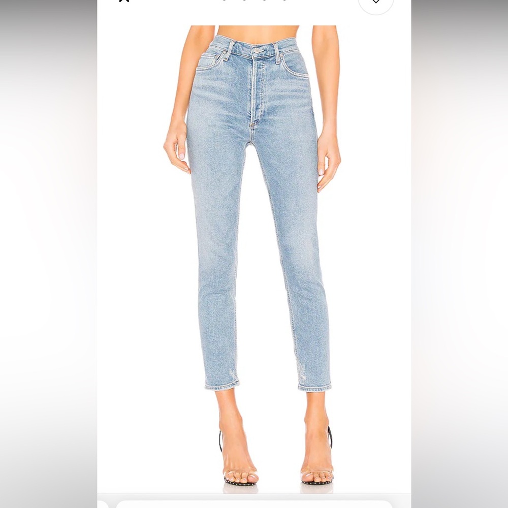 AGOLDE Nico High Rise Slim Fit in Embark